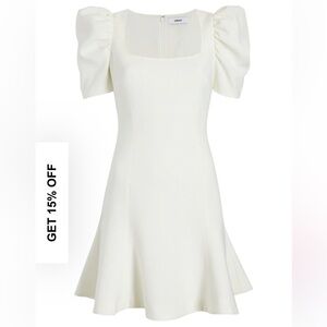Likely - White Short Sleeve Fit-and-Flare Dress - Women